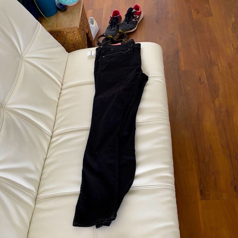 Acne Bla Konst Black Jeans 34/32